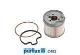Purflux C482 Mazot Filtre Elemanı 206 307 406 C5 P607 Jumpy Expert Jumpy P806 Xsara II Xsara Picasso Evasion DW10TD 2.0HDI 8V Oe SF-9954