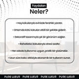 Beyaz Sabun Kokulu Bambu Çubuklu, Kare Şişe, Oda Ve Ortam Kokusu 100ml