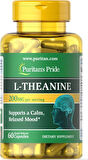 Puritan's Pride L-Theanine 200 mg 60 Caps