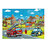 Ahşap Mdf Puzzle Yapboz Minik Şehir Manzarası 50 Parça 35*50 cm