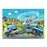Ahşap Mdf Puzzle Yapboz Kurtarma Araçları 50 Parça 35*50 cm