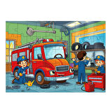 Ahşap Mdf Puzzle Yapboz Tamir Atölyesi Macerası 50 Parça 35*50 cm