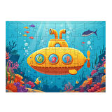 Ahşap Mdf Puzzle Yapboz Denizaltı Keşfi 50 Parça 35*50 cm