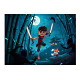 Ahşap Mdf Puzzle Yapboz Samuray Çocuk 50 Parça 35*50 cm