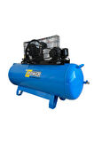 POWER 200 LT ALÜMİNYUM KAFALI YAĞLI PİSTONLU KOMPRESÖR 3 HP, 2 PİSTON, 8 BAR