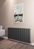 Warma Kavala Alüminyum Radyatör 1230 X 600 Pütürlü Antrasit 7946