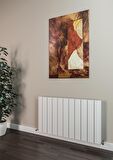 Warma Selanik Alüminyum Radyatör 1040 X 600 Pütürlü Beyaz RAL 9016