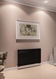 Warma Diva Çelik Radyatör 980 X 600 Pütürlü Siyah RAL 9005