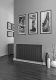 Warma Teos Çelik Radyatör 1045 X 600 Pütürlü Siyah RAL 9005