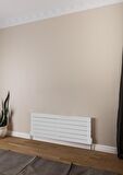 Warma Teos Çelik Radyatör 1200 X 445 Beyaz RAL 9016 Gloss 80