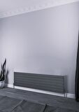 Warma Teos Çelik Radyatör 1400 X 445 Pütürlü Siyah RAL 9005