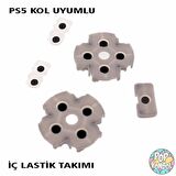 PS5 Kol Lastik Takımı İç Silikon Lastiği Playstation 5 Tamir Rubber Pad 5 Parça Takım Set