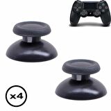 4 Adet PS4 Analog Topuz Orjinal Yedek Parça PS4 Topuz Thumb Stick v1 v2 Tüm PS4 Kollara Uyumlu