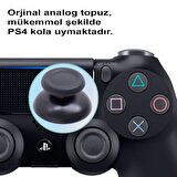 4 Adet PS4 Analog Topuz Orjinal Yedek Parça PS4 Topuz Thumb Stick v1 v2 Tüm PS4 Kollara Uyumlu