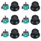 PS5 Analog Motor ve Topuz Seti 6+6 Playstation 5 Tamir PS5 Motor Kol Tamir Seti Yedek Parça