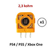 PS4 PS5 Xbox One Mikro Direnç 2.3k Micro Switch Potans Turuncu 1 Adet
