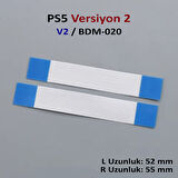 PS5 L1 L2 R1 R2 Motor Flex Kablo Seti V2 Uyumlu BDM-020 Yedek Parça