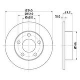 ARKA DİSK A4 PASSAT QUATRO