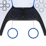 PS5 Ring DualSense Analog Çerçevesi PlayStation 5 Kol Tamir Parçası 2 Adet Halka Mavi