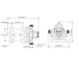 Seaflo Hidrofor 11.3lt/dk 12V 45PSİ 