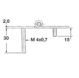 Pimli Menteşe 68.5x38.5mm