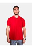 Unisex Standart Kesim Polo Yaka Kısa Kollu Lakost Tişört