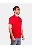 Unisex Standart Kesim Polo Yaka Kısa Kollu Lakost Tişört
