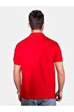Unisex Standart Kesim Polo Yaka Kısa Kollu Lakost Tişört