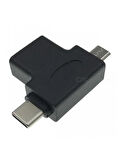Usb 3.0 To Type C Micro Usb 3.1 Data Şarj Çevirici Dönüştürücü Adaptör