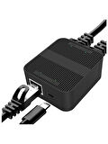 RJ45 Ethernet Splitter 1 Giriş 2 Çıkış Gigabit 100Mbps Çevirici Çoklayıcı
