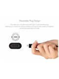 Type C Usb 3.1 Veri Aktarım Şarj Kablosu Hızlı Şarj Kablosu 1 Metre