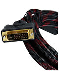 Dvi To Dvi 24+1 Görüntü Monitör Kablosu PC Notebook 5 Metre