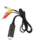 Zilevo HDMI to RCA AV 4K30Hz Çevirici Dönüştürücü Adaptör Kablo