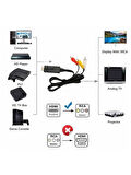 Zilevo HDMI to RCA AV 4K30Hz Çevirici Dönüştürücü Adaptör Kablo