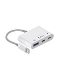  Lightning To USB - Type-C - Lightning Çevirici Adaptör
