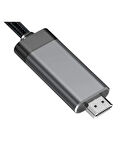 TypeC MicroUSB USB To HDMI Çevirici Dönüştürücü Görüntü Kablosu