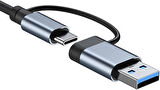 Zilevo Type C USB-C Hub Çoklu Bağlantı Adaptörü, 4 USB 3.0 Portu, 2 Port Type C