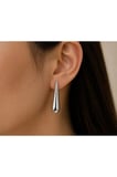 Damla Form Küpe Altın Rengi Gümüş Rengi 5 cm Uzun Minimal Şık Küpe