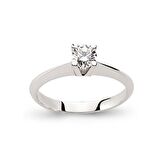 Bilezikhane Tektaş Pırlanta Yüzük 0,23 CT G-VS 3.50 Gram 18 Ayar Altın