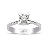 0.18 Ct Tektaş Pırlanta Yüzük