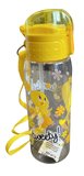 Tweety Temalı Şeffaf Plastik Matara Su Şişesi Sarı Kapaklı Askılı 500ml Looney Tunes