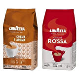 Lavazza Crema E Aroma 1kg + Qualita Rossa 1kg 2'li Çekirdek Kahve Seti 2kg