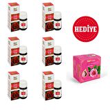 6 Adet Gül Yağı 20 ml Hediye 1 Adet Gül Sabun 125 gr 