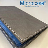 Microcase Suni Deri OTO Ruhsat Kabı Kılıfı Ruhsatlık + Ön Arka Panel Numaratör 2 Adet- SİYAH AL5038