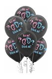 Cinsiyet Partisi Baskılı Balon Kiz mı Erkek Mi 5 Adet