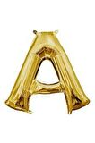 16" Inç 40 Cm Folyo Balon Gold Renk ''A'' Harfi