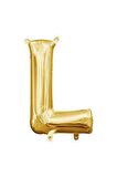 16" Inç 40 Cm Folyo Balon Gold Renk '' L '' Harfi