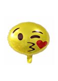 Emoji Folyo Balon Öpücük Göz Kırpma 45 cm