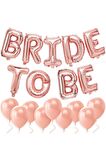 Bride To Be Rose Gold Folyo Balon Bekarlığa Veda Balon Seti
