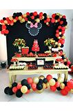 Konsept Doğum Günü Balonu -100 Adet  Metalik Balon +Balon Zinciri Hediye